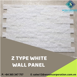 Crystal White Marble Wall Panel For Home Design 