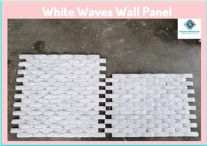 Hot Product White Waves Wall Panel For Cladding