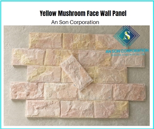 Hot Product Yellow Mushroom Face Wall Panel 