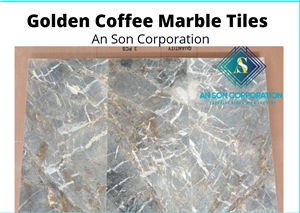 Hot Promotion Golden Coffee Marble Tiles From ASC