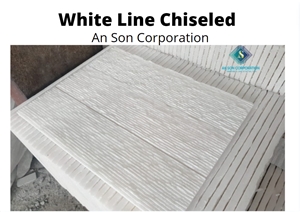 Hot Promotion White Line Chiseled Wall Panel