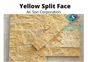 Hot Promotion Yellow Split Face Wall Panel