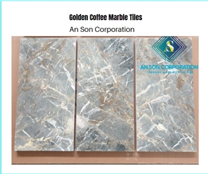 Hot Sale Golden Coffee Marble Tiles 