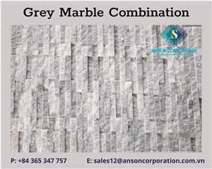 Hot Sale Hot Deal Grey Marble Combination For Wall Cladding