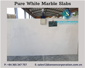 Hot Sale Hot Deal Pure White Marble Slab