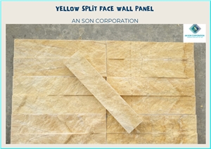 Hot Sale In December Yellow Split Face Wall Panel