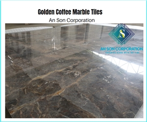 Hot Sale Vietnam Golden Coffee Marble Tiles 