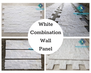 Natural Stone Veneer White Color Low Price For Wall Cladding