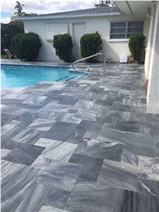 Sandblasted Grey Marble Tile For Interior & Exterior Design
