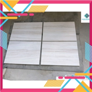 Top Quality Milky White Marble Tiles Polished 30Cmx60cm