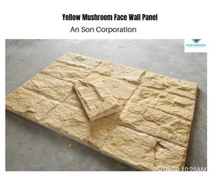 Vietnam Yellow Mushroom Face Wall Panel From ASC