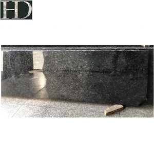 Angola Black Granite Stone Slabs & Tiles For Decoration