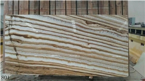Tiramisu Onyx Fantastico Multicolor Wooden Grain Slab Tile