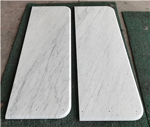 Carrara White Marble  Stone Polished Marble Vanity Tops