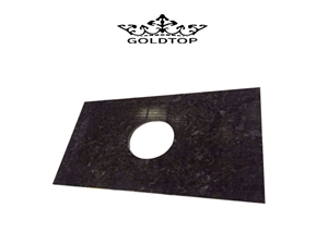 Polished Natural Black Granite Vanity Countertop