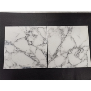 White Gray Veins Marble Wall Floor Tiles Countertop Decor