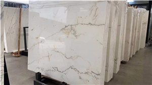 China Cheap Calacatta White Statuario Carrara Marble Slabs