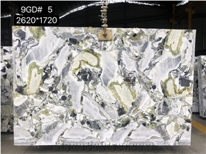 Cold Green Jade Marble,Chinese Iced Jade Marble Slabs&Tiles