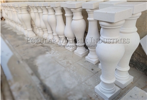 White Limestone Baluster, Limestone Balustrades