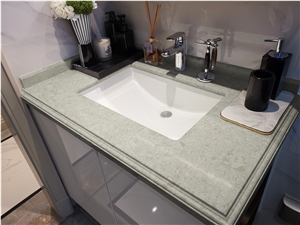 Maya Grey Artificial Marble For Bath Countertops/Vanity Tops