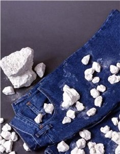 Pumice Stone Pebble-Gravel Pum Jeans - Textile Pumice