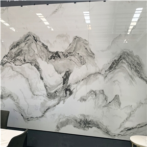 China Landscape Painting Porcelain Slab For Background Wall
