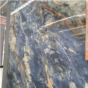 Good Price Luxury Blue Sintered Stone For Interior Wall Tile