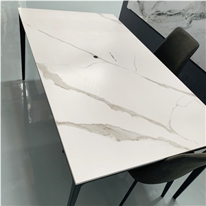 Modern Design White Porcelain Dinner Table For Home Decor