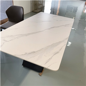 Porcelain Artificial Stone Dining Table For Home Decoration