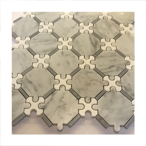 Luxury Marble Mosaic Tiles For Kitchen Backspash