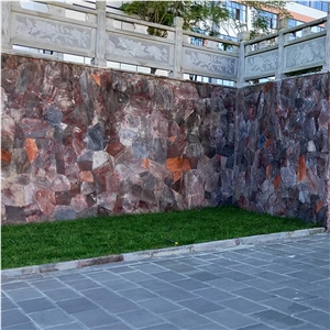Red Basalt Stone Price Lava Stone Wall Cladding