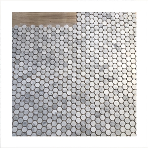 Wholesale Manufacturer Stone Round Mosaic Marble Tile