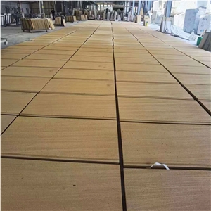 Yellow Sand Stone Slab For Exterior Wall Cladding Tiles