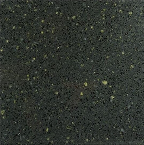 Artificial Quartz Based Stone Slab  Black Crystal Quartz