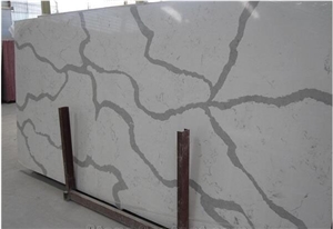 Carrara White Artificial Marble Non-Porous Surface