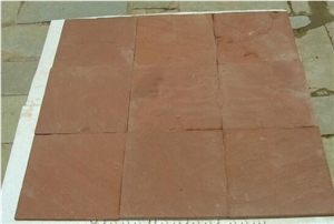 Agra Red Sandstone Honed Slabs & Tiles