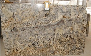 Baikal Granite Slab, Yellow Baikal Brazil Granite  Slab