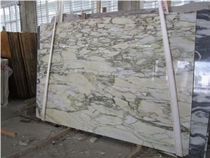 Calacatta Siena - Burma Marble Slab  China White Marble