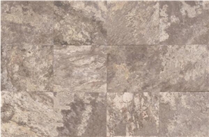 Camila Travertine Slabs Grey Travertine Peru Floor Tiles