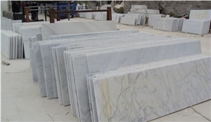 Carrara Marble Slabs & Tiles, China White Marble