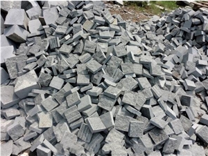 Cheap Grey Granite Cobbles G654 Granite Cobbles Cubes 