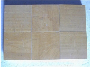 Fossil Mint Sandstone Tiles, Beige Sandstone Slabs India