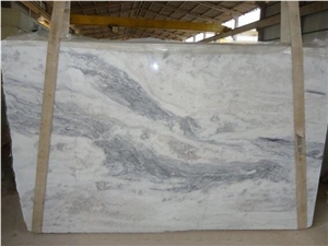 Marble Mont Blanc Slabs & Tiles, Brazil White Marble Slabs