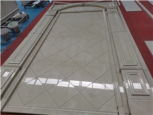 Marble Carving Wall Decor Panel 3D Calacatta CNC Wall Panel