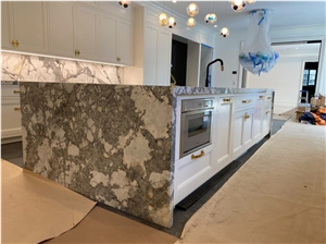 Marble Kitchen Countertops Palissandro Peninsula Work Top