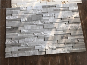 Marble Ledge Stone Panel Wooden Stone Stacked Wall Cladding