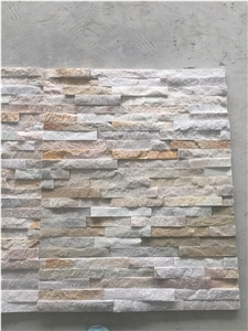 Quartzite Feature Wall Cladding Veneer Stacked Culture Stone