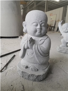 Stone Budha Outdoor Sculpture Granite Kongfu Budha Statue