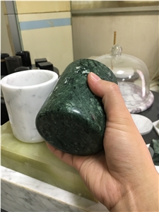 Stone Candle Holder Marble Guatemala Candle Jar
