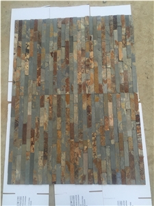 Stone Feature Wall Cladding Panel Rusty Slate Culture Stone
